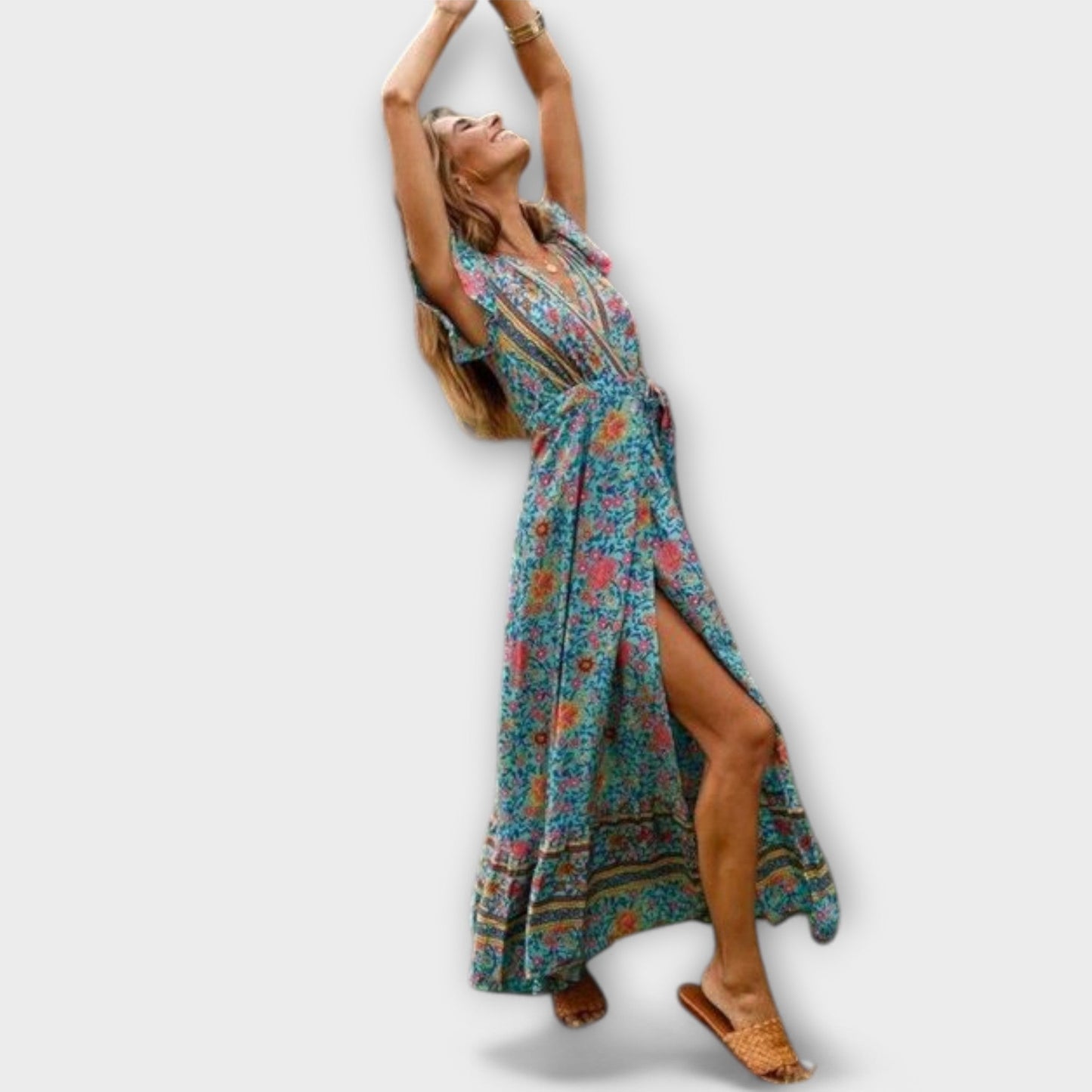 Boho Maxi Sukienka