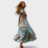 Boho Maxi Sukienka