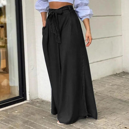 Nazli | Letnie Szerokie Spodnie
