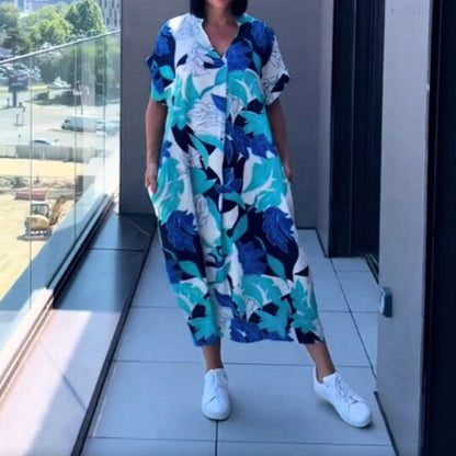 Elwira Długa Casual Sukienka Boho