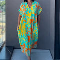 Elwira Długa Casual Sukienka Boho