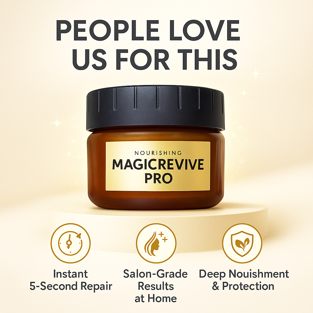 MagicRevive - Przekształć Zniszczone Włosy w Jedwabistą Perfekcję w 5 Sekund