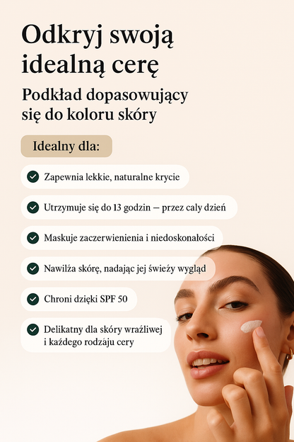 AdaptaGlow™ - Podkład, który odczytuje Twoją skórę