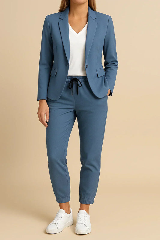 Anastazia | Elegancki zestaw z marynarką i spodniami