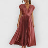 Vivica | Sukienka maxi premium z weluru