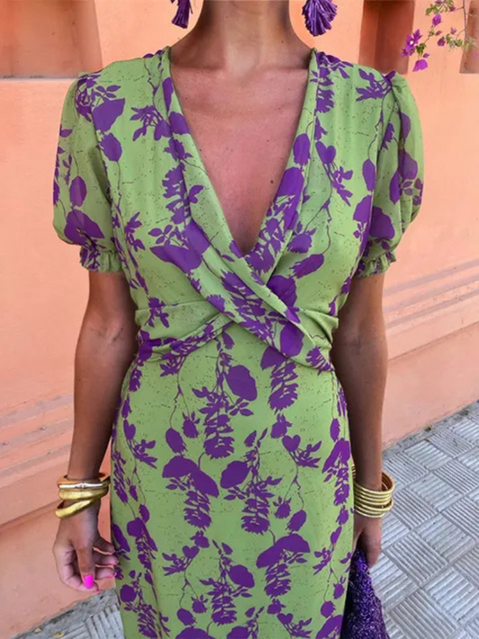 Jagoda | Sukienka Wiosenna z Zwiewnym Fasonem – Styl Lekki