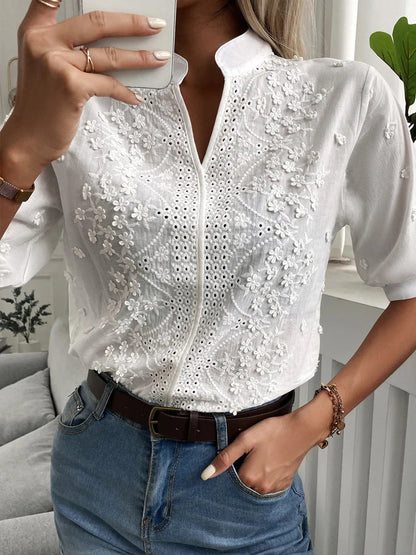 Evelien | Uroczy top z dekoltem w serek