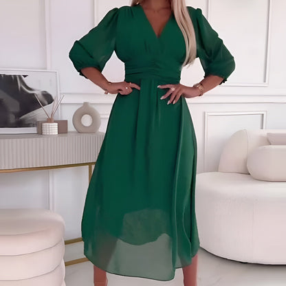 Lyssaria | Sukienka z Jedwabnego Szyfonu – Lekka, Elegancka, Letnia