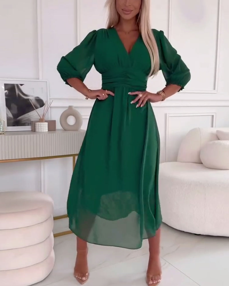 Lyssaria | Sukienka z Jedwabnego Szyfonu – Lekka, Elegancka, Letnia
