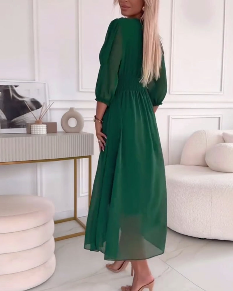 Lyssaria | Sukienka z Jedwabnego Szyfonu – Lekka, Elegancka, Letnia