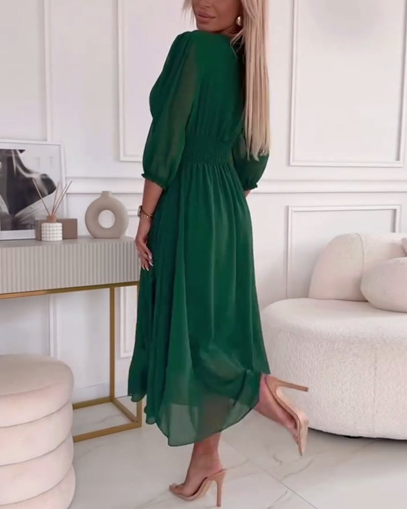 Lyssaria | Sukienka z Jedwabnego Szyfonu – Lekka, Elegancka, Letnia