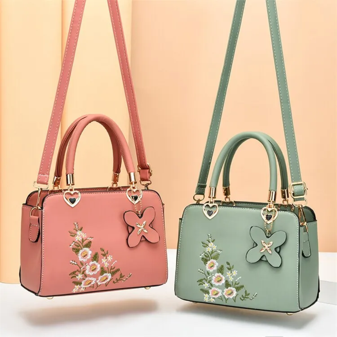 Torba Crossbody Flora | Z pięknym haftem