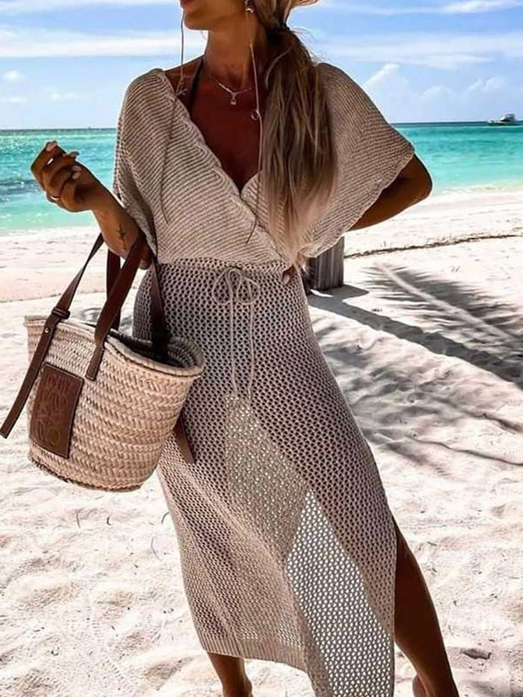 Eva | Szydełkowy tunik plażowy