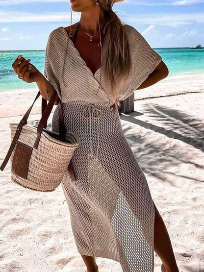 Eva | Szydełkowy tunik plażowy