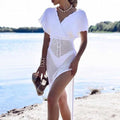 Eva | Szydełkowy tunik plażowy