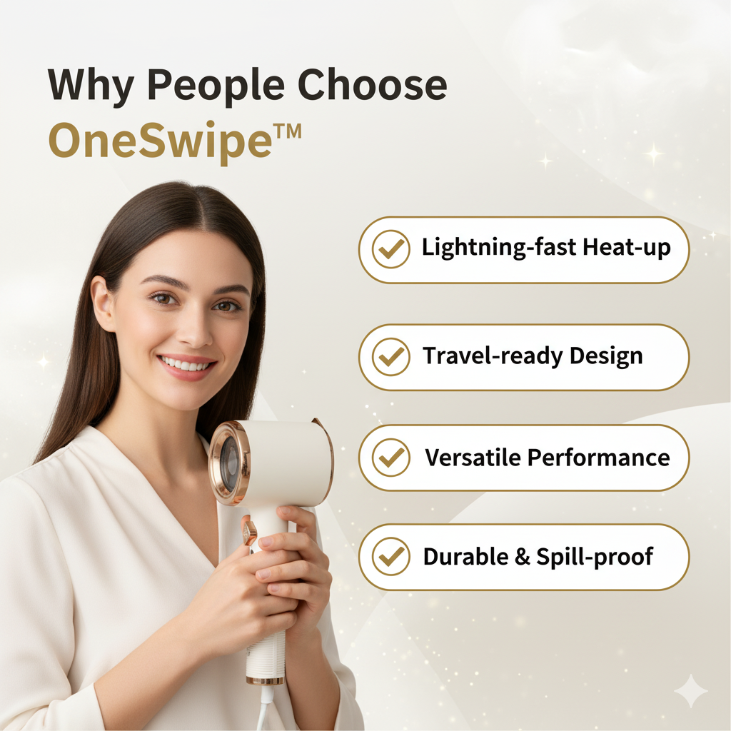 OneSwipe™ - Żelazko parowe do ubrań bez zagnieceń w kilka sekund!