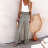 Nathalie - Casual spodnie z wysokim stanem