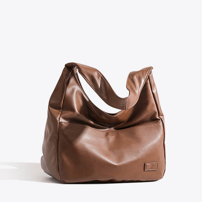 Monica | Skórzana torba hobo na ramię