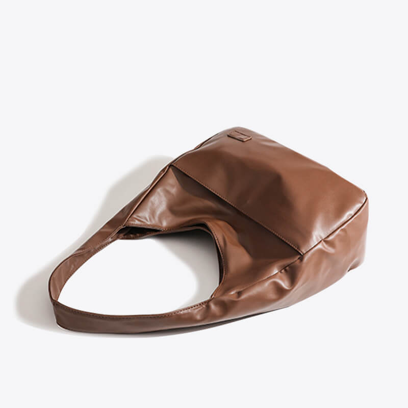 Monica | Skórzana torba hobo na ramię