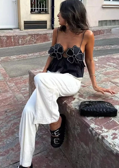 Top Arabella Czarny