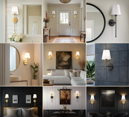 LuxeGlow Sconce - Przekształć Każde Pomieszczenie w Designerski Element w Zaledwie Kilka Minut