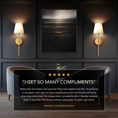 LuxeGlow Kinkiet - Przekształć Każde Pomieszczenie w Designerski Element w Kilka Minut