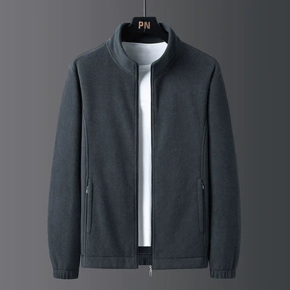 Kurtka męska – regularny krój – kołnierz stójka – zamek błyskawiczny na całej długości – gumka – kieszenie