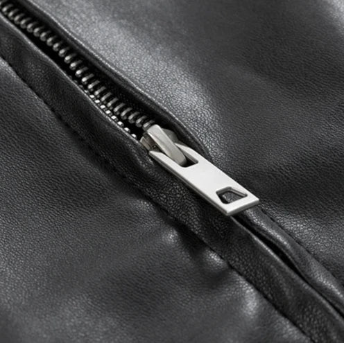 Kurtka ze skóry ekologicznej Kelly | Męska kurtka oversize na jesień