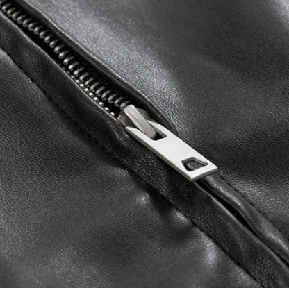 Kurtka ze skóry ekologicznej Kelly | Męska kurtka oversize na jesień