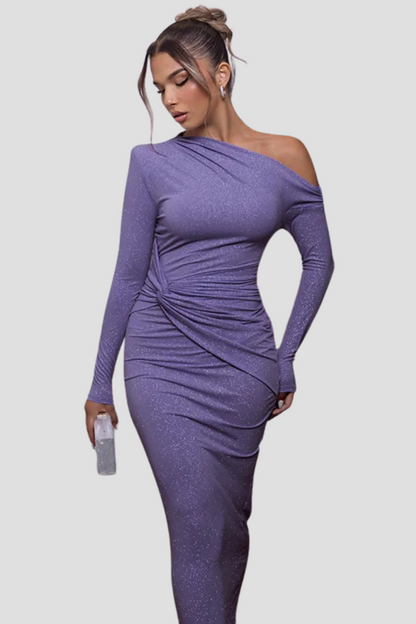 Lieke™ | Sukienka Maxi z Brokatem