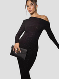 Lieke™ | Sukienka Maxi z Brokatem