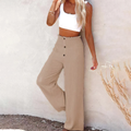 Nathalie - Casual spodnie z wysokim stanem