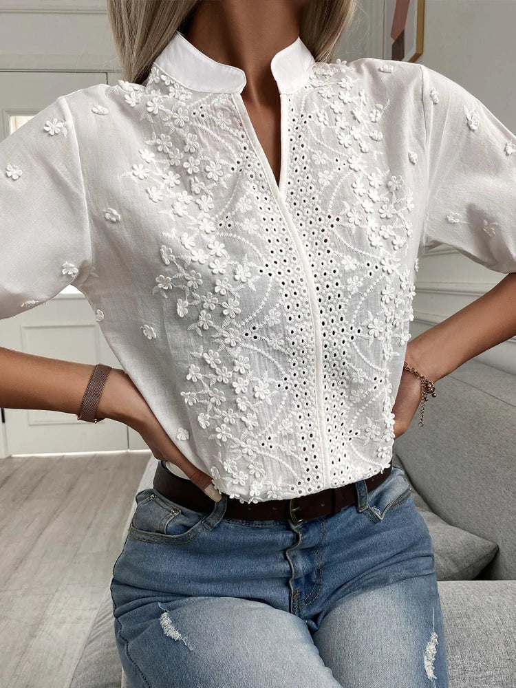 Evelien | Uroczy top z dekoltem w serek
