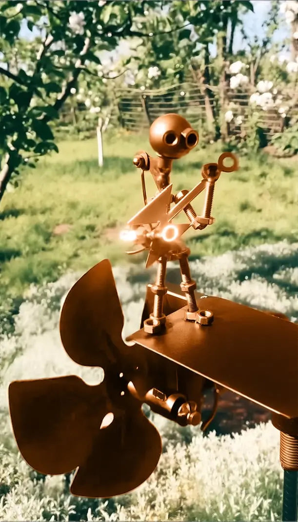 RockBeater Pro™ - Ręcznie Wykonany Bębniarz Ogrodowy, Który Nigdy Nie Przestaje Grać