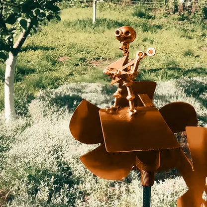 RockBeater Pro - Ręcznie robiony perkusista ogrodowy, który nigdy nie przestaje grać