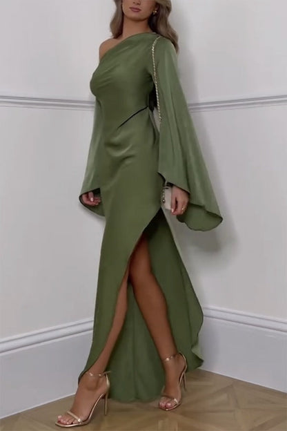 Isabella Sukienka Maxi na Jedno Ramię
