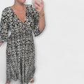 Jazlynn - Boho Sukienka w Kwiaty