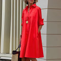 Charlotte - Sukienka z eleganckimi długimi rękawami.