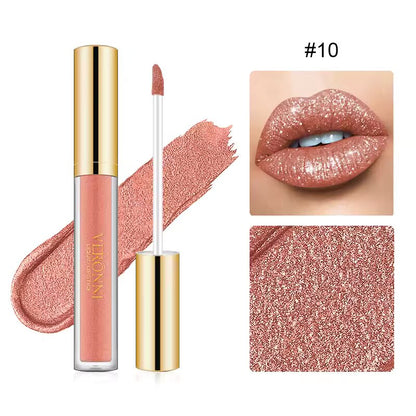 Płynna Szminka | Intensywny Kolor, Lustrzany Blask (1+1 GRATIS)