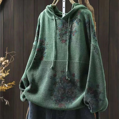 Thea | Miękka Dziana Bluza z Kapturem