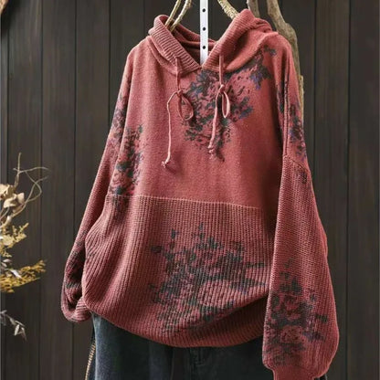 Thea | Miękka Dziana Bluza z Kapturem