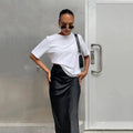 Eva™ | Elegancka spódnica w stylu satynowym