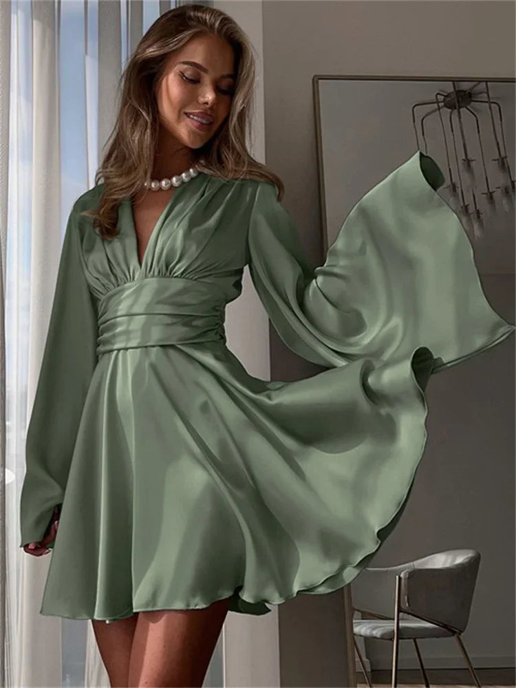 Helene™ | Elegancka Sukienka Jedwabna
