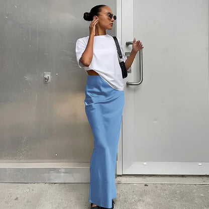 Eva™ | Elegancka spódnica w stylu satynowym