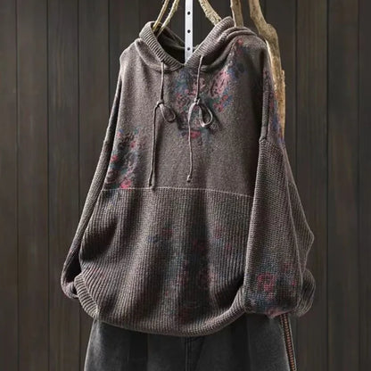 Thea | Miękka Dziana Bluza z Kapturem