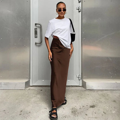Eva™ | Elegancka spódnica w stylu satynowym