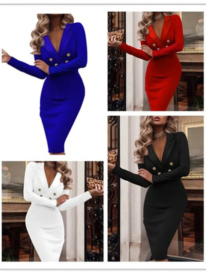 Frieda™ | Elegancka sukienka podwójnie zapinana