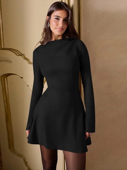 Sarah™ | Elegancka Mini Sukienka z Wysokim Stanem