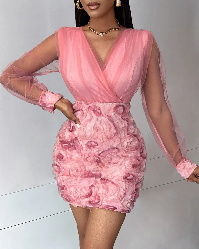 Tanja™ | Elegancka Sukienka z Rozetami