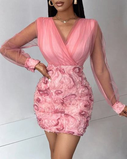 Tanja™ | Elegancka Sukienka z Rozetami